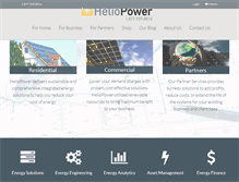 Tablet Screenshot of heliopower.com